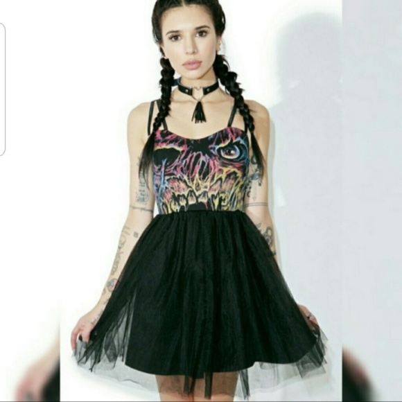Iron Fist Dresses & Skirts - ONE LEFT Iron Fist Carl Tulle black dress